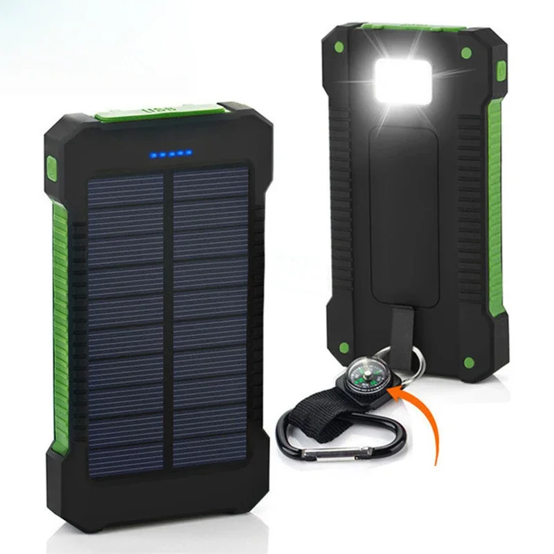 Solar Charger Panel Foldable - 20000mAh Tragbare Solar-Powerbank Wasserdichte Externe Batterie