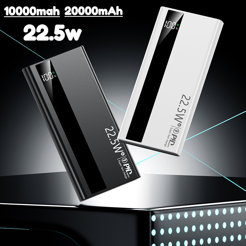 Solar Charger Panel Foldable - 20000 mAh Power Bank Schnellladung 22,5