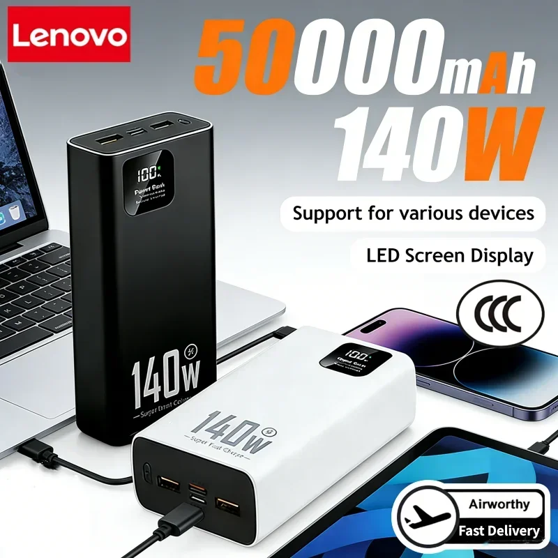 Lenovo 140W 500000mAh Powerban – Solar Charger Panel Foldable Bewertung und Preis