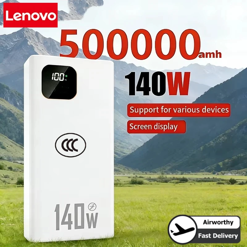 Lenovo 140W 500000mAh Powerban – Solar Charger Panel Foldable Bewertung und Preis