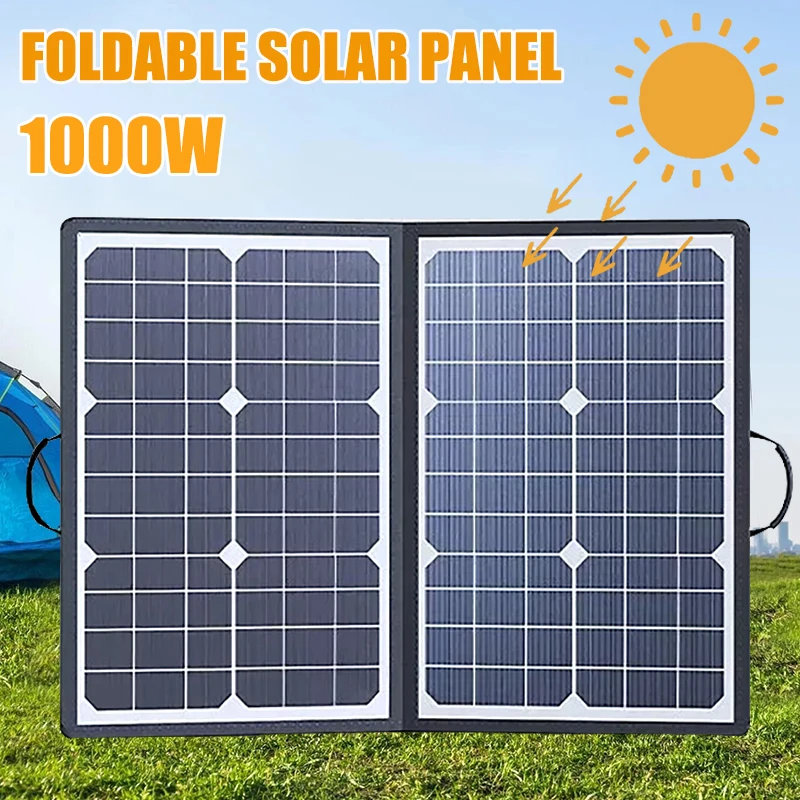 1000W Faltbares Solarpanel, 18 – Solar Charger Panel Foldable Bewertung und Preis