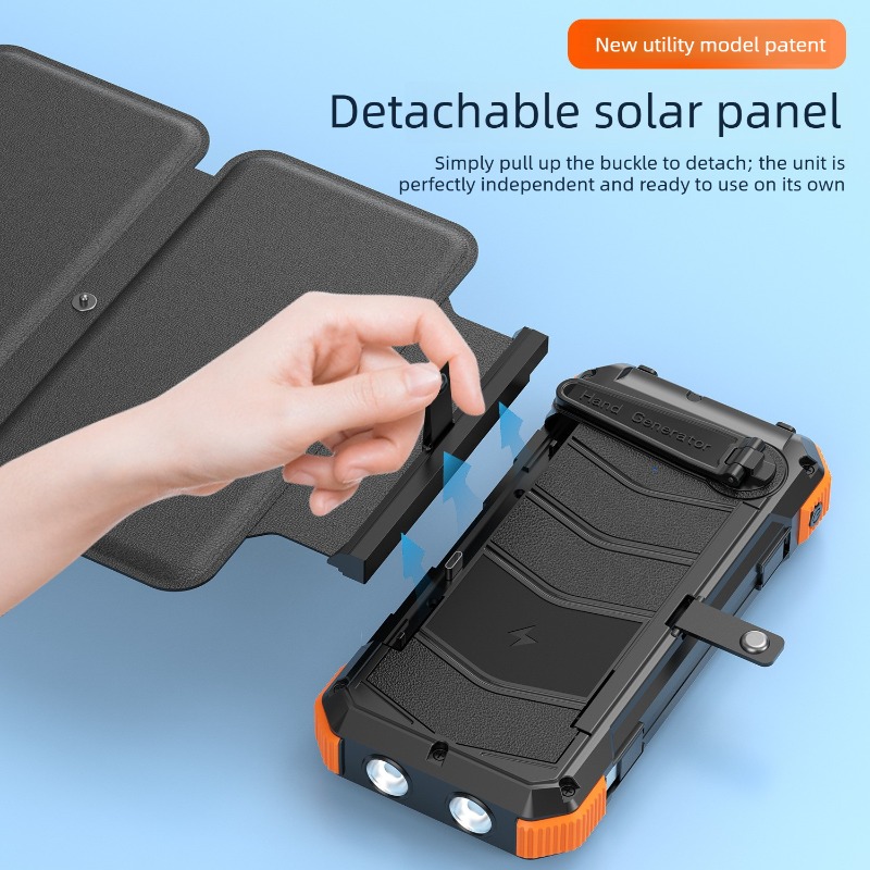 Abnehmbare, faltbare Handkurbe – Solar Charger Panel Foldable Bewertung und Preis