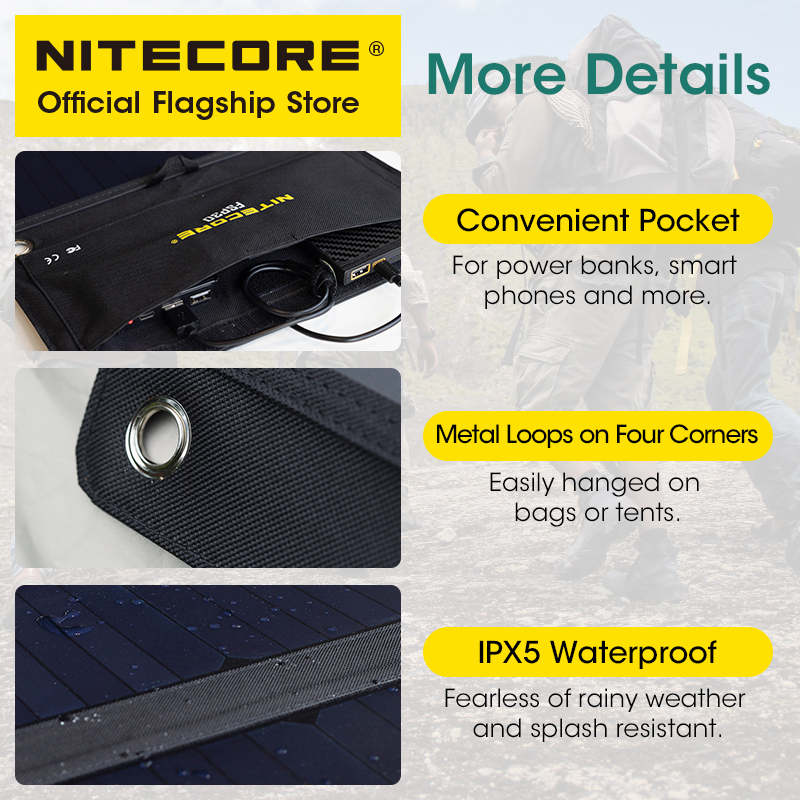 Nitecore fsp30 30w tragbares s – Solar Charger Panel Foldable Bewertung und Preis